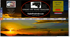 Desktop Screenshot of knightoffroadtrailers.com