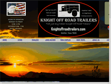 Tablet Screenshot of knightoffroadtrailers.com